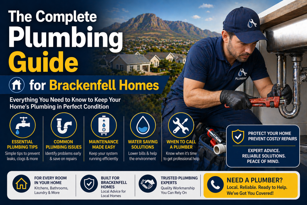 Brackenfell plumbing guide for leaks blocked drains geysers and emergency plumbing