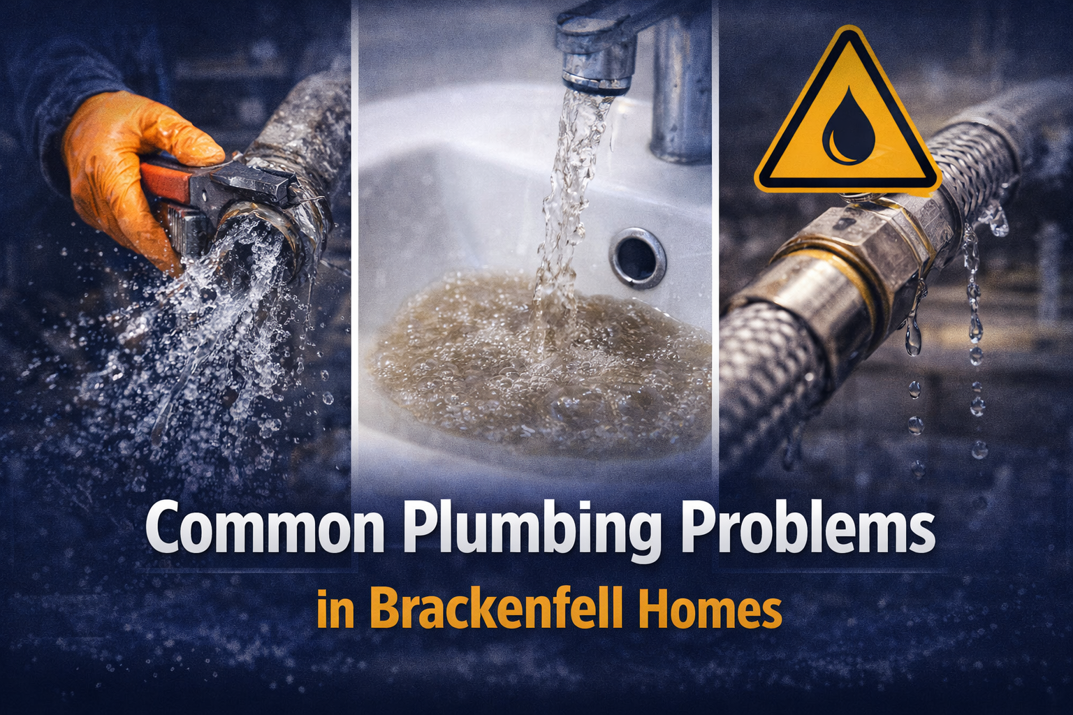 Common plumbing problems Brackenfell homes leaks blocked drains geyser issues