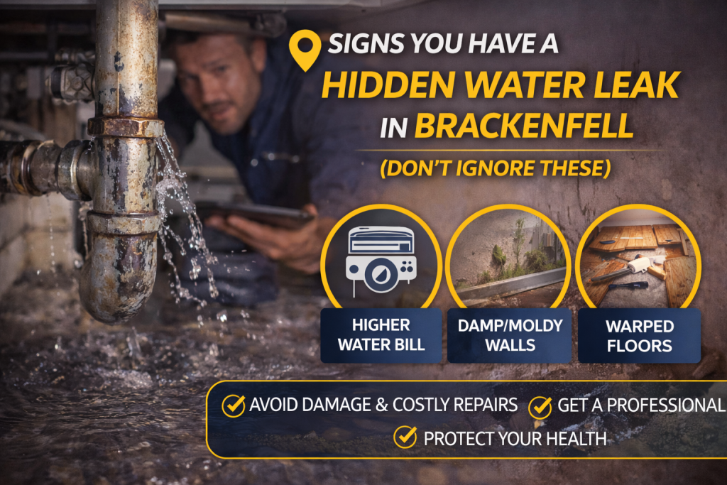 Hidden water leak Brackenfell damp wall plumbing issue detection
